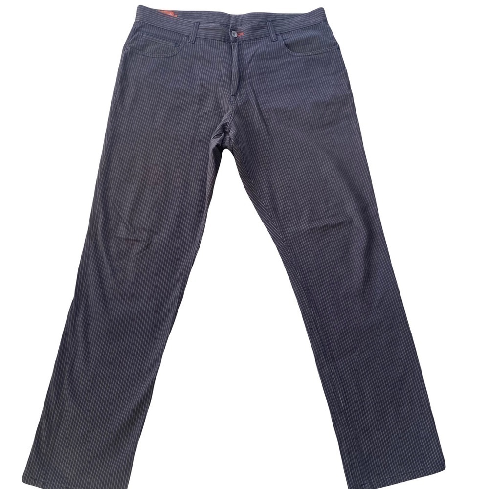 FACONNABLE Modele F40c brown pinstripe chinos size 40